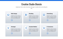 Kreative Studio-Dienstleistungen