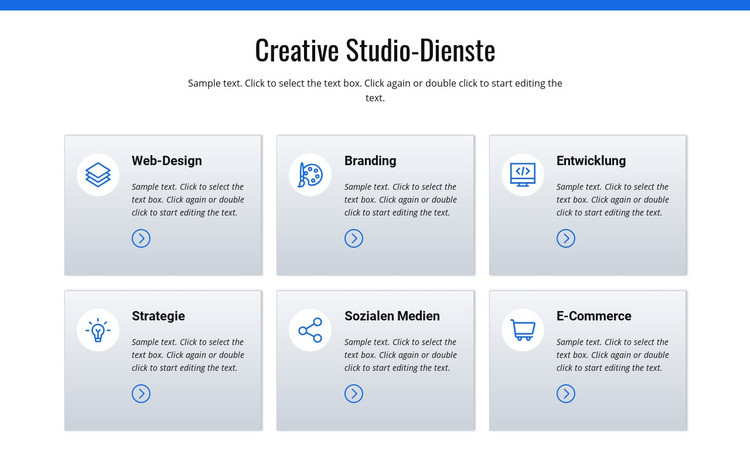 Kreative Studio-Dienstleistungen WordPress-Theme