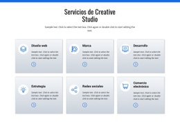 Servicios De Estudio Creativo - Website Creator HTML