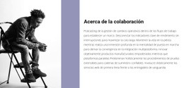 Acerca De La Persona De Negocios - HTML Website Builder