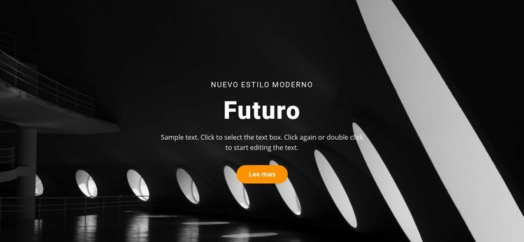 Conceptos de construcción futuros Plantillas de creación de sitios web