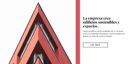 Diseño De Sitio Web Para Construcción De Edificios Modernos