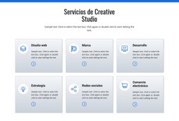 Servicios De Estudio Creativo - Plantillas De Diseño De Sitios Web