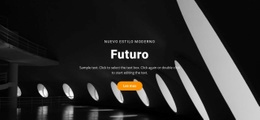 Conceptos De Construcción Futuros - Plantilla Html De Una Página