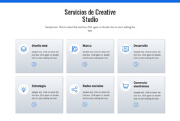 Servicios De Estudio Creativo - Plantilla Creativa Multipropósito