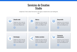 Servicios De Estudio Creativo - Plantilla De WordPress