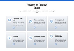 Démo De Modèle Pour Services De Studio De Création