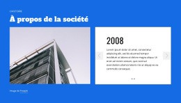 À Propos De L'Entreprise De Construction : Modèle Créatif Polyvalent D'Une Page