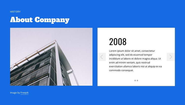 About construction company HTML Template