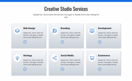 Creative Studio Services - Website Creator HTML