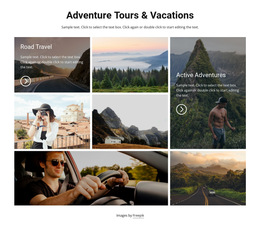Vacations And Great Tours - Professional Website Template