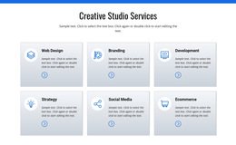 Creative Studio Services - Functionality HTML5 Template