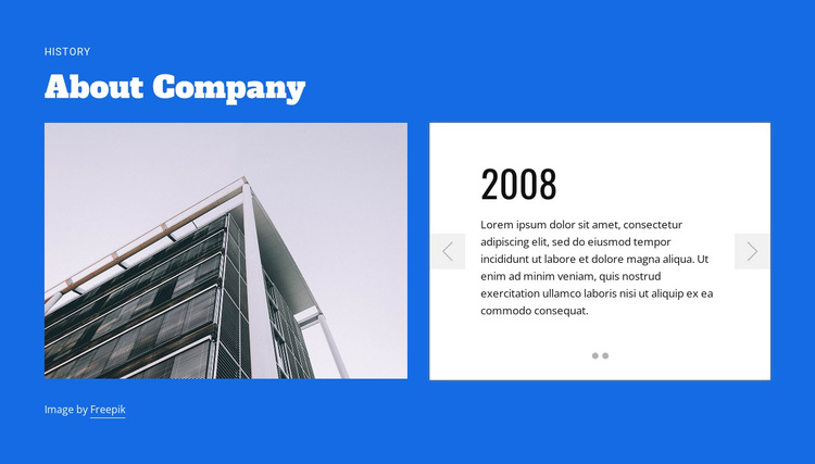 About construction company HTML5 Template