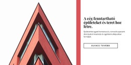 Modern Épületépítés - Webfejlesztési Sablon