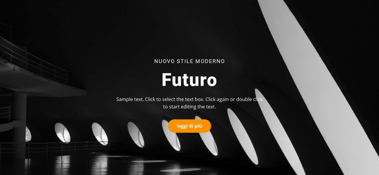 Concetti di costruzione futuri Modelli di Website Builder