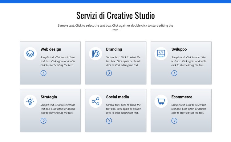Servizi di studio creativo Progettazione di siti web