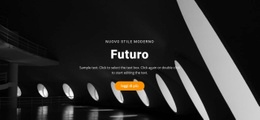 HTML5 Reattivo Per Concetti Di Costruzione Futuri