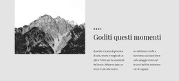 Goditi Questi Momenti Di Viaggio - Modello Di Una Pagina Pronto Per L'Uso