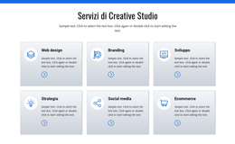 Servizi Di Studio Creativo - Modello WordPress