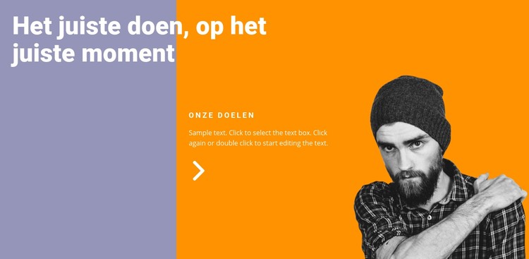 De juiste zaken doen CSS-sjabloon