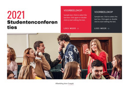 Wereldleerconferentie - Websjabloon