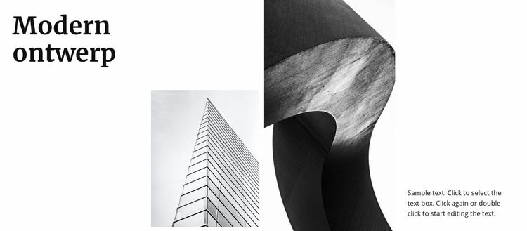 Modern architectuurontwerp Joomla-sjabloon