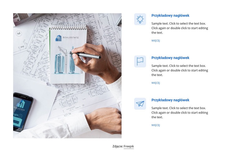 Usługi w zakresie nieruchomości Szablony do tworzenia witryn internetowych
