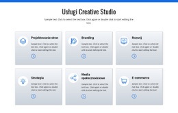 Usługi Studia Kreatywnego - Website Creator HTML