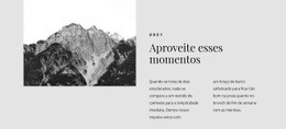 Aproveite Esses Momentos De Viagem - Construtor De Sites Responsivos