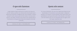 Duas Colunas De Texto - Belo Design De Site