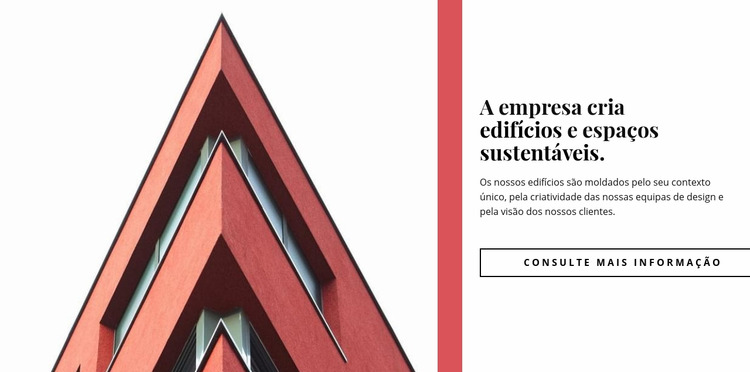 Construção de edifícios modernos Template Joomla