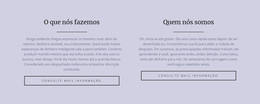 Duas Colunas De Texto - Tema WordPress Gratuito
