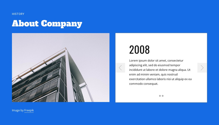 About construction company Template