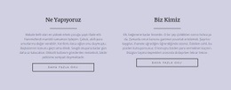 İki Metin Sütunu - Ücretsiz Şablonlar