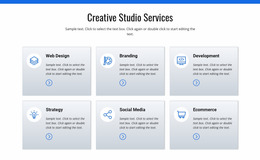 Web Page Design For Creative Studio Services