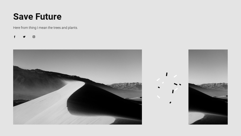 Save nature around you Webflow Template Alternative