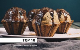 Créateur De Site Web Génial Pour Desserts Mets Et Gâteaux