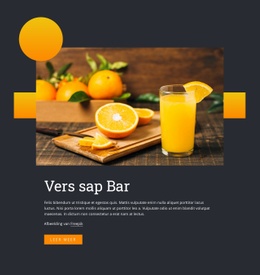 Vers Sapdrankje - Mockup-Sjabloon Voor Websites