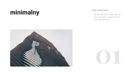 Minimalistyczny Styl Budynku Darmowy Szablon Strony Internetowej CSS