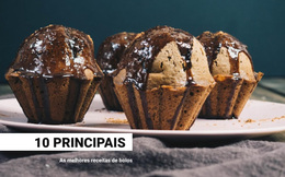 Alimentos E Sobremesas De Bolo - Tema WordPress Gratuito