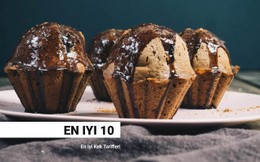 Yemek Ve Kek Tatlıları - Duyarlı HTML5 Şablonu