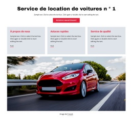 Service De Location De Voitures De Luxe - Concepteur De Pages De Destination