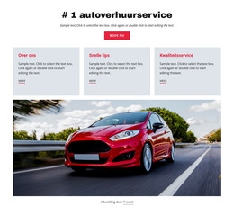 Luxe Autoverhuur - HTML5-Sjabloon