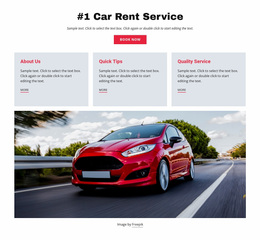 Luxury Car Rental Service - Beautiful Website Design