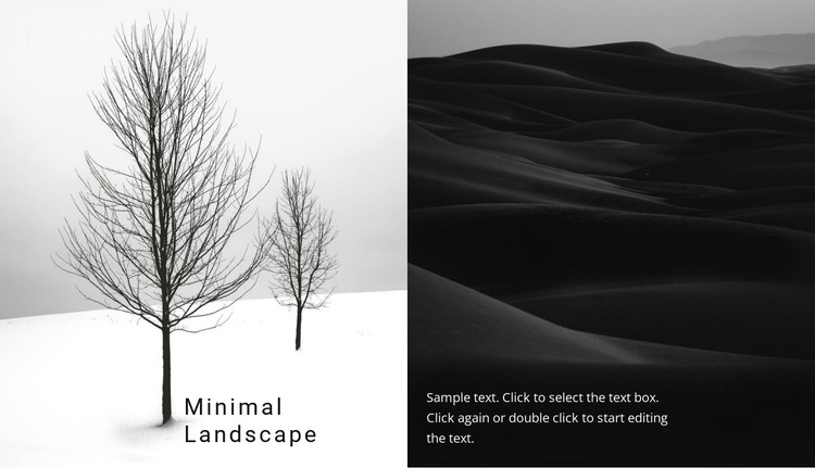 Landscape and nature CSS Template