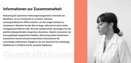 Über Geschäftsfrau – Professionelles WordPress-Theme