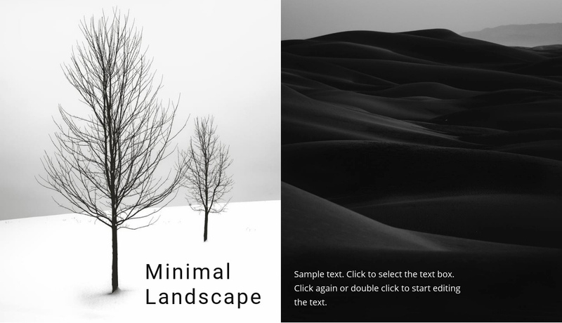 Landscape and nature Elementor Template Alternative