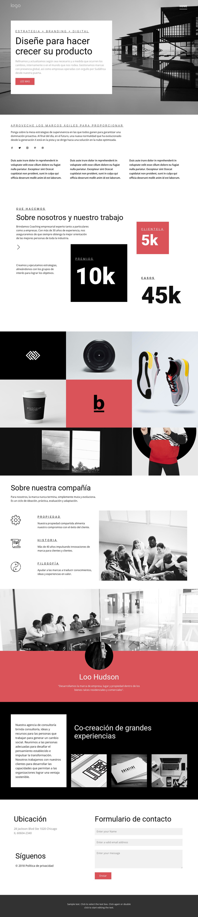 Agencia de crecimiento empresarial Tema de WordPress