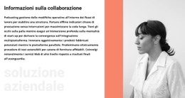 A Proposito Di Donna D'Affari Modello Di Sito Web CSS