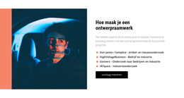 Ontwerpsjabloon Voor Werkend Zakelijk Kader